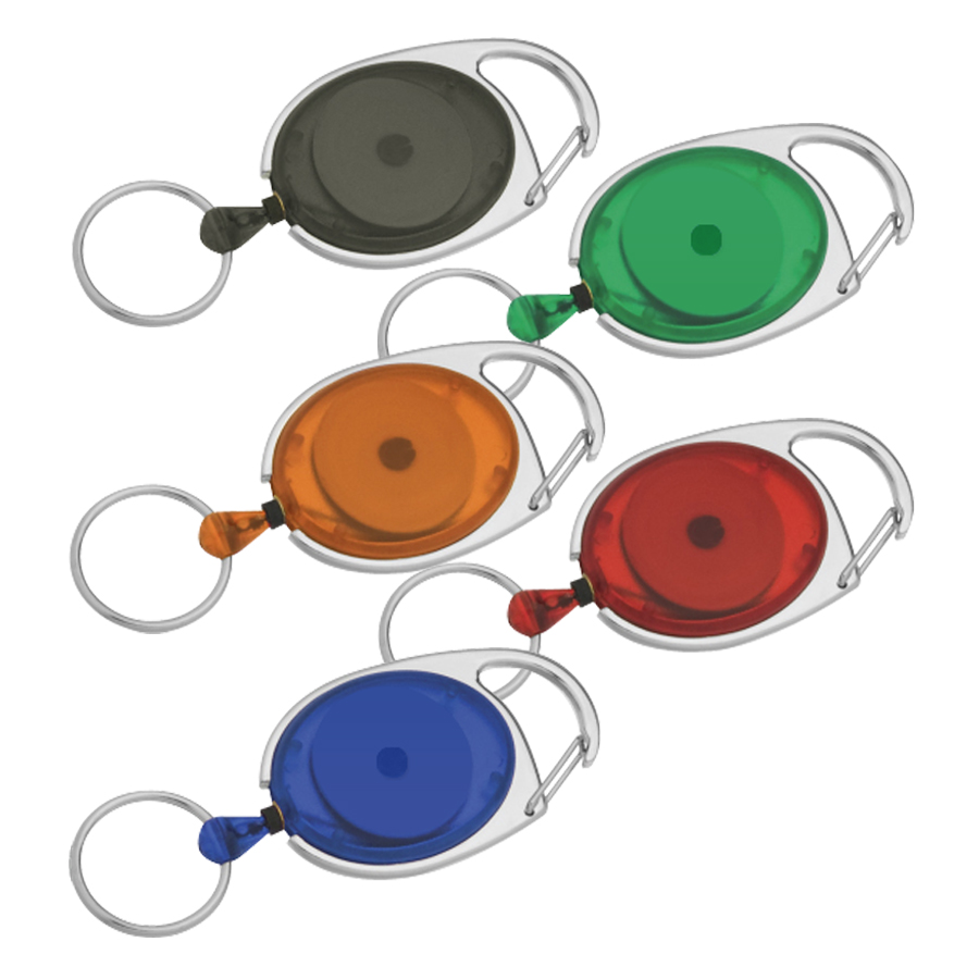 Llavero Mosquetón y Extensor: ideal para campañas de merch y reagalos corporativos. Disponible en varios colores con acabado traslucido.