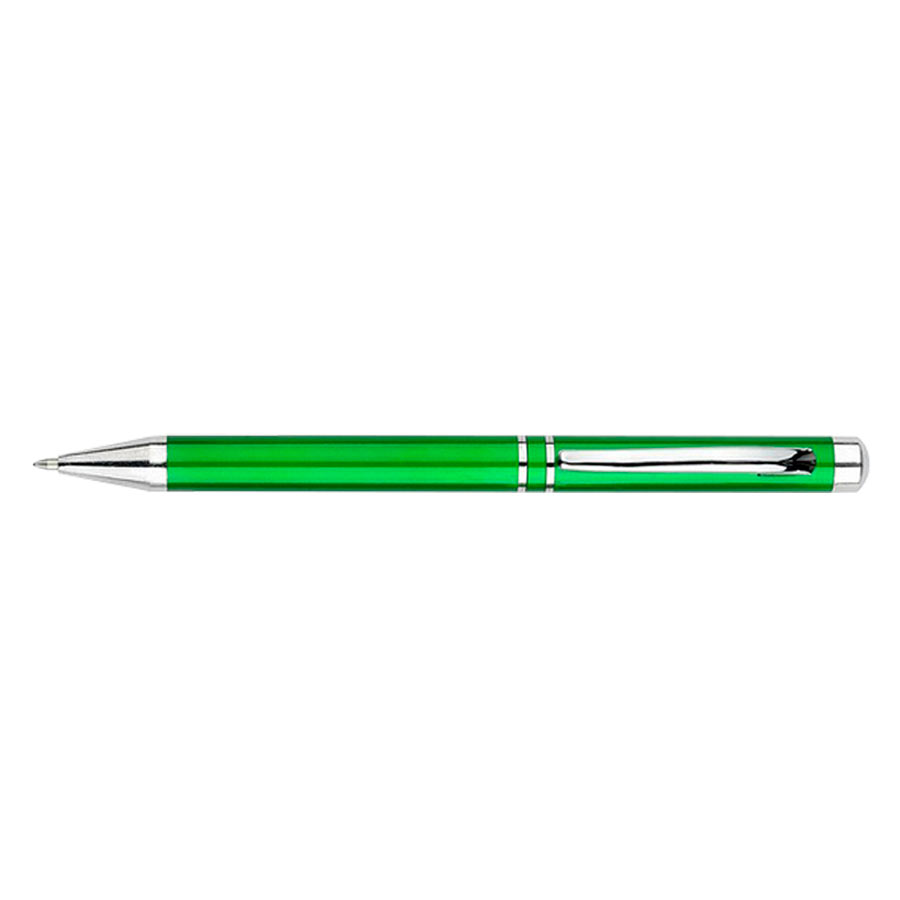 BP03 Bolígrafo Plástico Prime. Cuerpo de color metalizado. Escritura azul.
