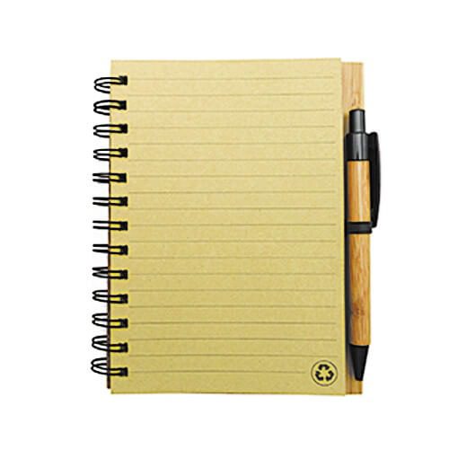 Cuaderno de Bamboo con bolígrafo - Imagen 3