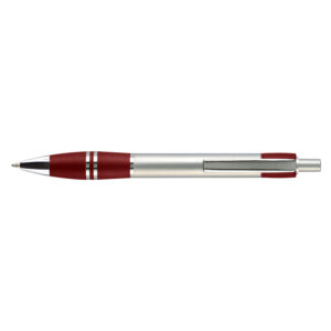 www.regalospro.cl-boligrafoPlasticoActive-bp06-rojos BP06 Bolígrafo Plástico Active color rojo. Metalizado "Active". Con goma anti-deslizante de color. Escritura Azul