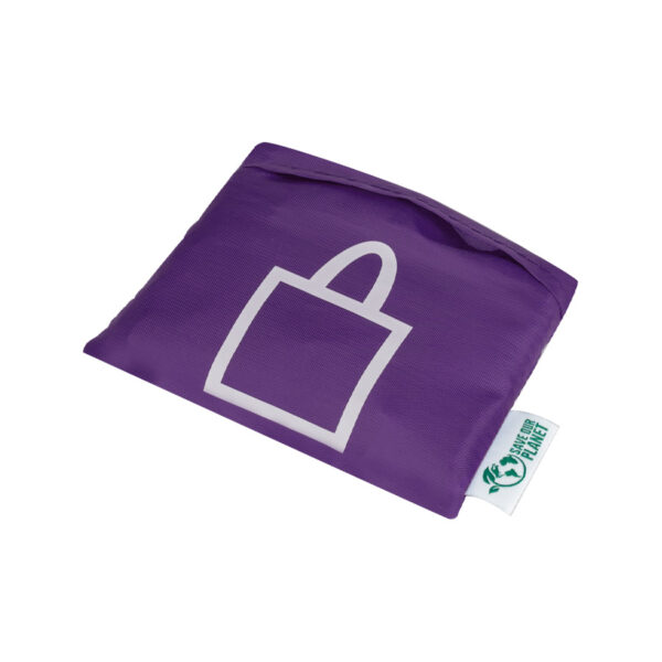 Bolsa de compras compactable en tela RPET. - Imagen 4
