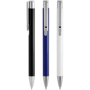 bolígrafo switch, en color negro, royalblue y blanco