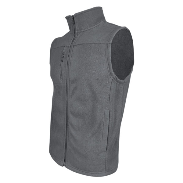 Chaleco Micropolar Liso Chilla Hombre. - Imagen 2