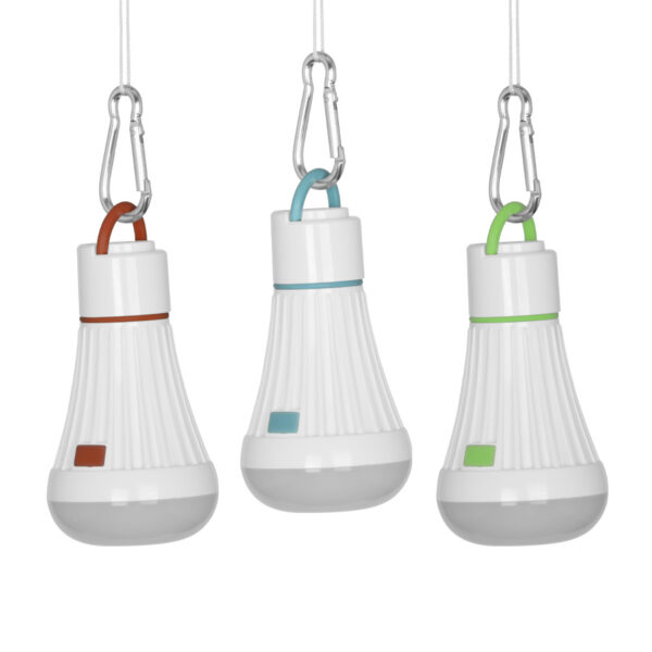 Lámpara colgante tipo Ampolleta de 1W con 6 LED.