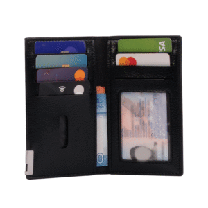 regalospro-Porta -tarjetas vertical de Ecocuero LICENSE-ELLOS104-4