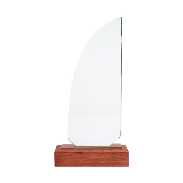 Trofeo Galvano de Madera y Cristal Sail - Imagen 2