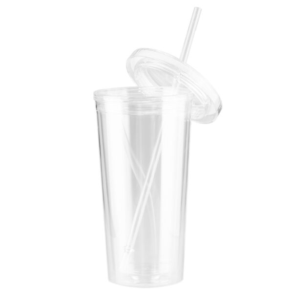 Vaso plástico doble pared aislante 600cc - Imagen 3