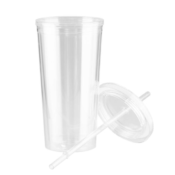 Vaso plástico doble pared aislante 600cc - Imagen 2