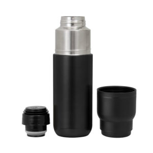 www.regalospro.cl – Termo CAPTER – TMB390-2 El Termo Capter de acero inoxidable en color negro, tapa de rosca y taza en color negro