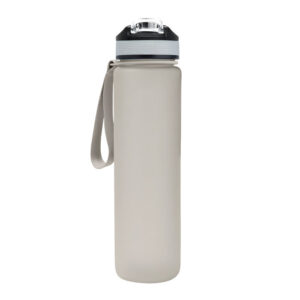 www.regalospro.cl – Botella deportiva motivacional NADAL – TMB391 Botella deportiva motivacional NADAL en color gris con acabado frost, tapa con boquilla rebatible y correa