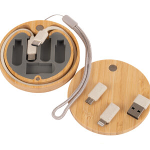 Connect Multicargador 6 en 1 de Bamboo y Trigo.
