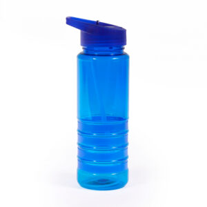 regalospro-botella-plastica-m366-750ml-personalizada-corporativa-tmb404-azul Botella plástica libre de BPA de 750 ml con cintas de silicona de colores y sistema antiderrame para regalo corporativo. Azul