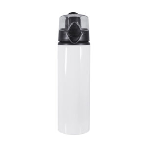regalospro-botella-sublimable-aluminio-blanca-corporativa-tmb403-frente Botella sublimable de aluminio blanca personalizada con tapa de acrílico y asa de silicona, ideal como regalo corporativo.