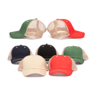 Gorro jockey mesh Deluxe MEMPHIS personalizable con visera reforzada y malla respirable, ideal como regalo corporativo.