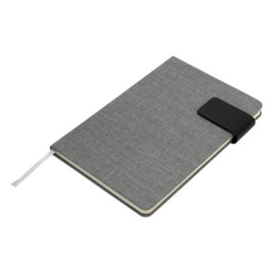 regalospro-libreta-tik-cierre-magnetico-corporativa-ae371-2 Libreta corporativa TIK color gris con cierre magnético y hojas rayadas, ideal para regalos empresariales sustentables, SKU AE371