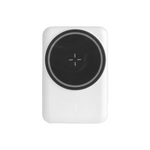 Power bank inalámbrico magnético OSLO color blanco con indicador LED
