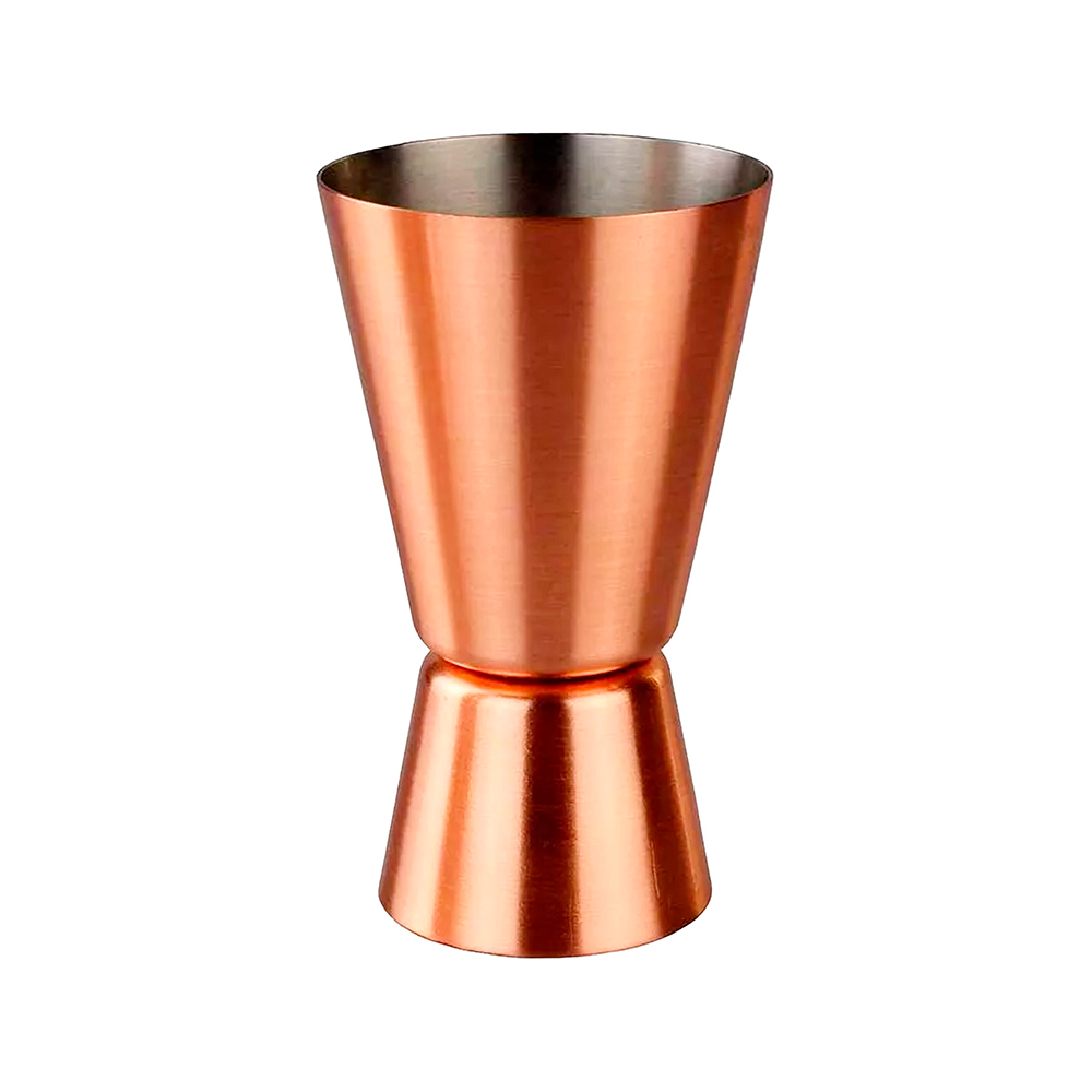 Set coctelera Barrista de acero inoxidable de 500 ml con medidor, ideal para preparación de cócteles y regalo corporativo premium.