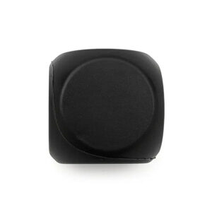 Cubo antiestrés de poliuretano PU con diseño ergonómico en forma de dado. Negro