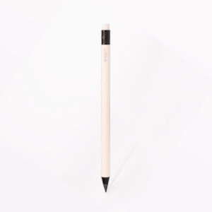 Lápiz ecológico UBUD de cartón reciclado con punta de grafeno y goma integrada.