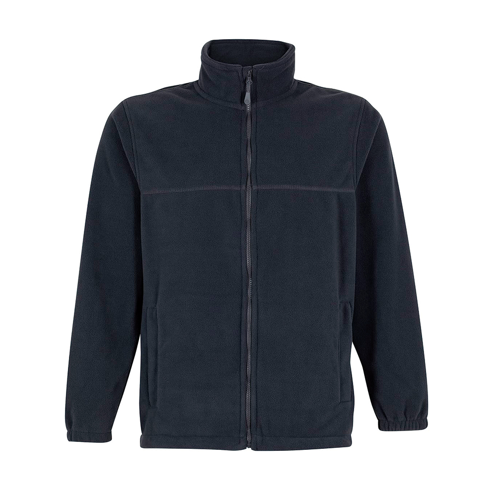 Micropolar hombre Practical Line manga larga en tela micropolar 100% poliéster color gris.