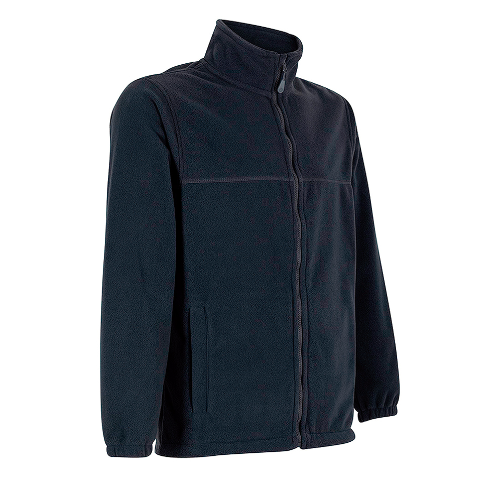 Micropolar hombre Practical Line manga larga en tela micropolar 100% poliéster color gris.