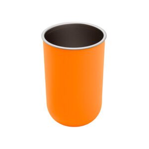 Mug térmico CAPSUL doble pared de acero inoxidable y polipropileno con acabado mate.