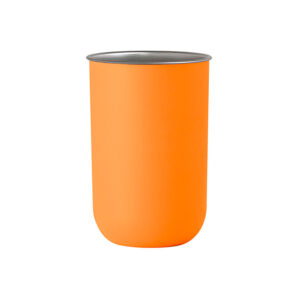 Mug térmico CAPSUL doble pared de acero inoxidable y polipropileno con acabado mate.