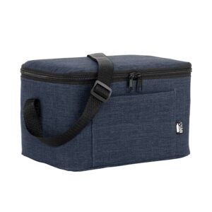 Cooler COSTERA MINI azul de 6 litros, ideal para regalos corporativos de verano.