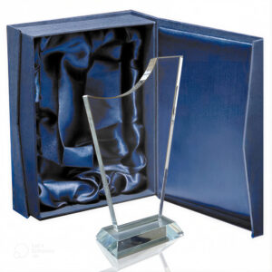 Galvano de cristal de 10 mm para reconocimiento corporativo.