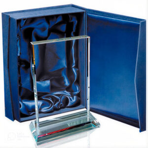 Galvano sublimable de cristal de 10 mm para reconocimiento empresarial.