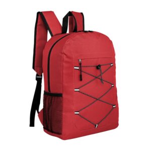 regalospro-mochila-outdoor-trip-18-litros-m337 Vista diagonal de la Mochila outdoor TRIP color rojo.