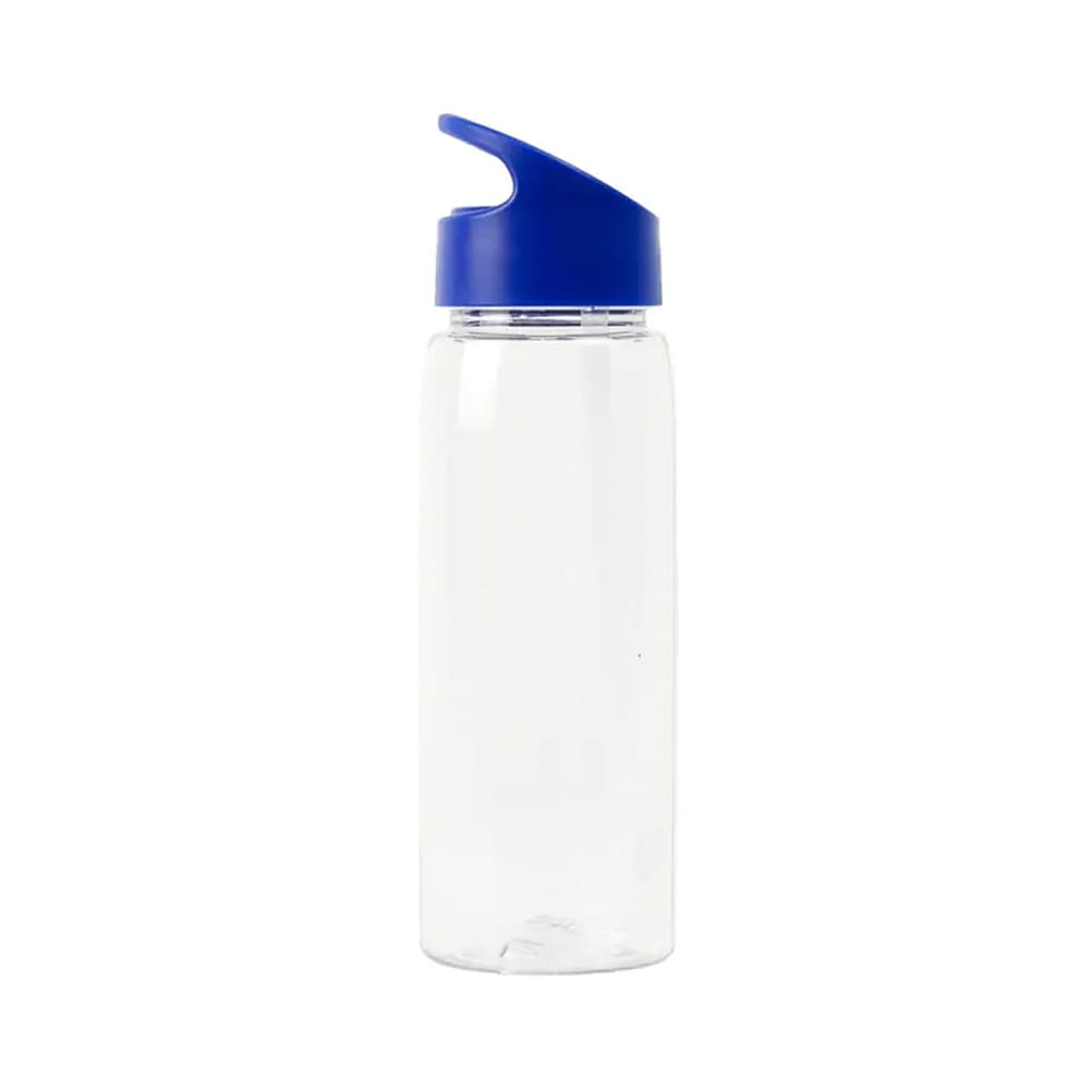 Botella NEREUS de 800 ml con sorbete y toalla deportiva. Color azul.