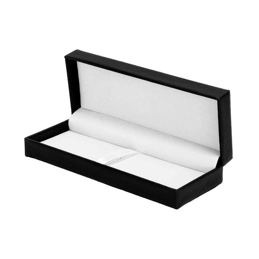 Estuche porta bolígrafo EMINENT Deluxe en eco-cuero negro.