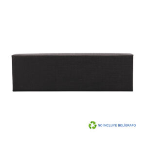 Estuche porta bolígrafo ejecutivo TAURUS negro con interior acolchado.