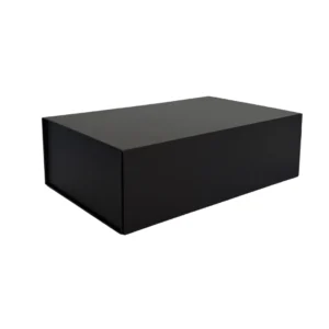 Caja Magnética Mediana s/Manilla de cartón extra grueso con cierre imantado premium. Packaging corporativo elegante y personalizable