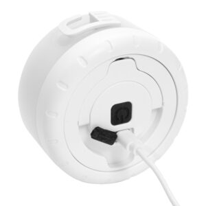 Guirnalda de luces led RADIANT. Lámpara portátil. Linterna recargable. Tira de 8 m. de largo de luz led cálida. Batería de litio recargable.