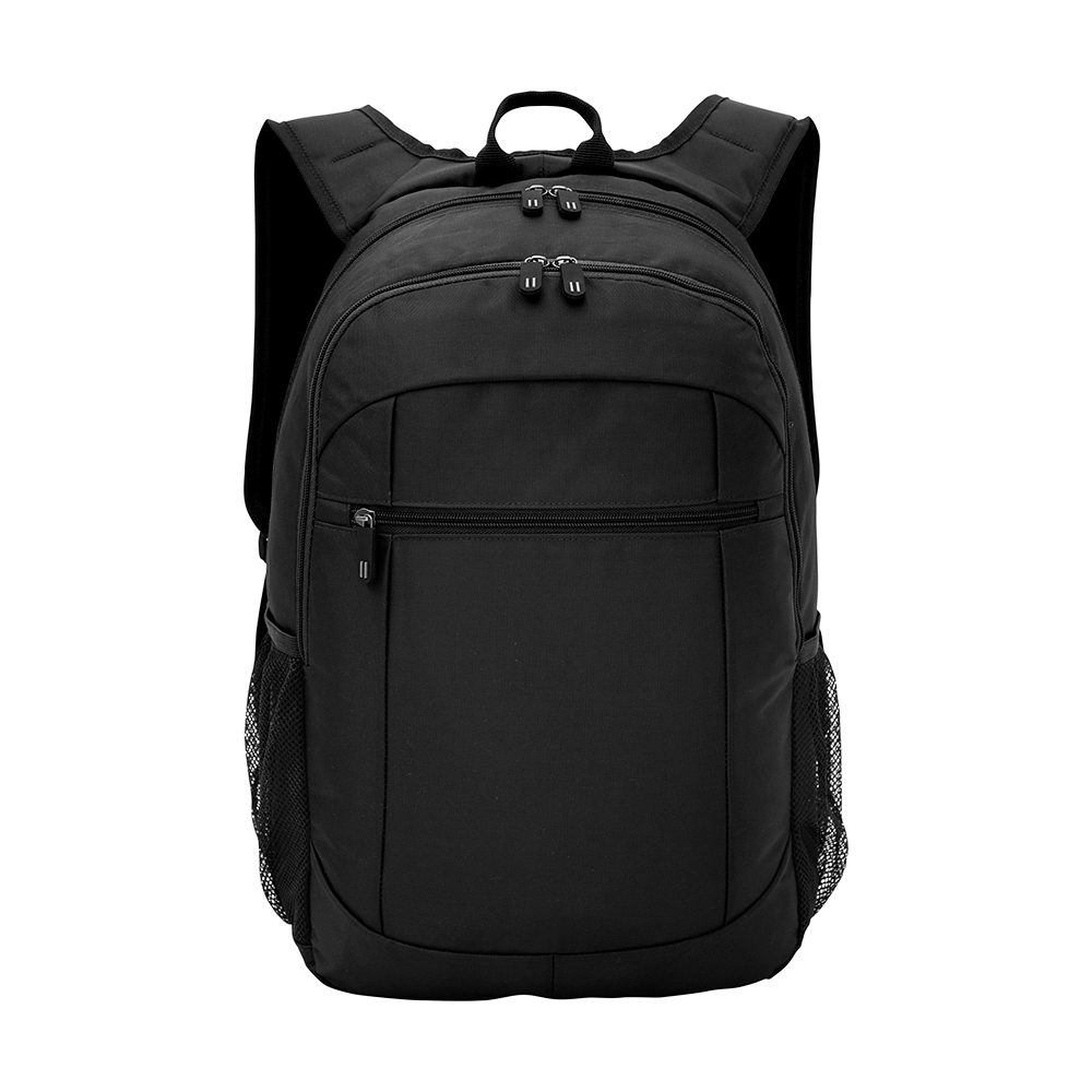 Mochila porta notebook FORLAND de 22 litros en color negro.