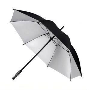 Paraguas abierto DUMM impermeable con 8 varillas y mango ergonómico.