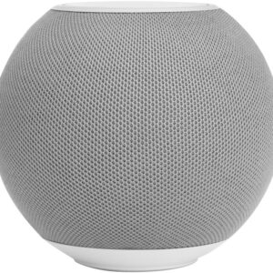 arlante bluetooth KUGEL. Cable de carga y conexión USB-C en color blanco.