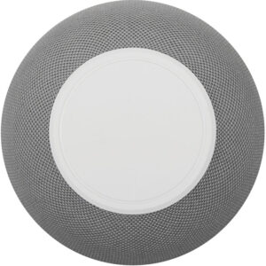 arlante bluetooth KUGEL. Cable de carga y conexión USB-C en color blanco.