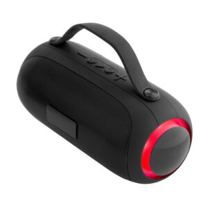 Parlante bluetooth TURBO. Luz led en sus laterales con 7 combinaciones de transición multicolor.