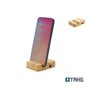Base That soporte de escritorio para celular en bambú