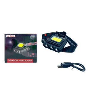 Foco de Cabeza Sensor USB recargable.