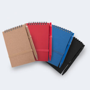 Libreta Ecológica ECO113 con tapas recicladas y bolígrafo ecológico