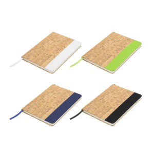 Libreta MARROQUÍ AE398 con tapa de corcho y poliuretano
