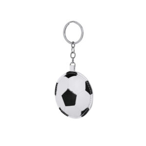 Llavero Concord con diseño de balón de fútbol en relieve.
