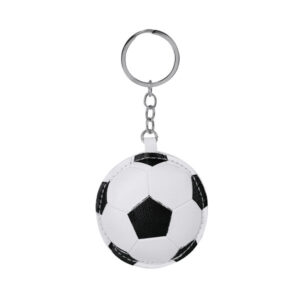 Llavero Concord con diseño de balón de fútbol en relieve.