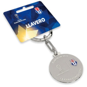 Llavero Metálico Universidad de Chile Sudamericana 2011