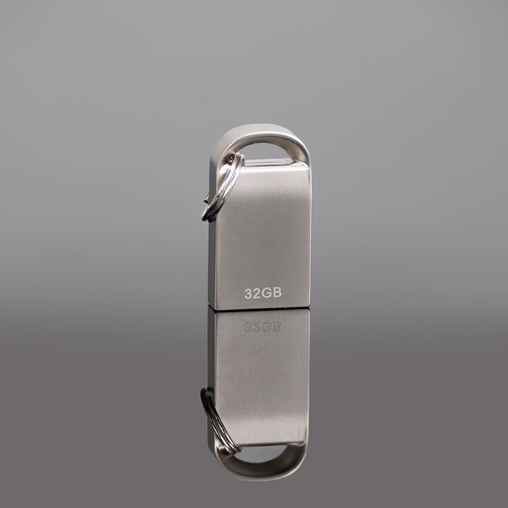 Mini Pendrive Lock TEC719 USB 2.0 de acero inoxidable 32GB