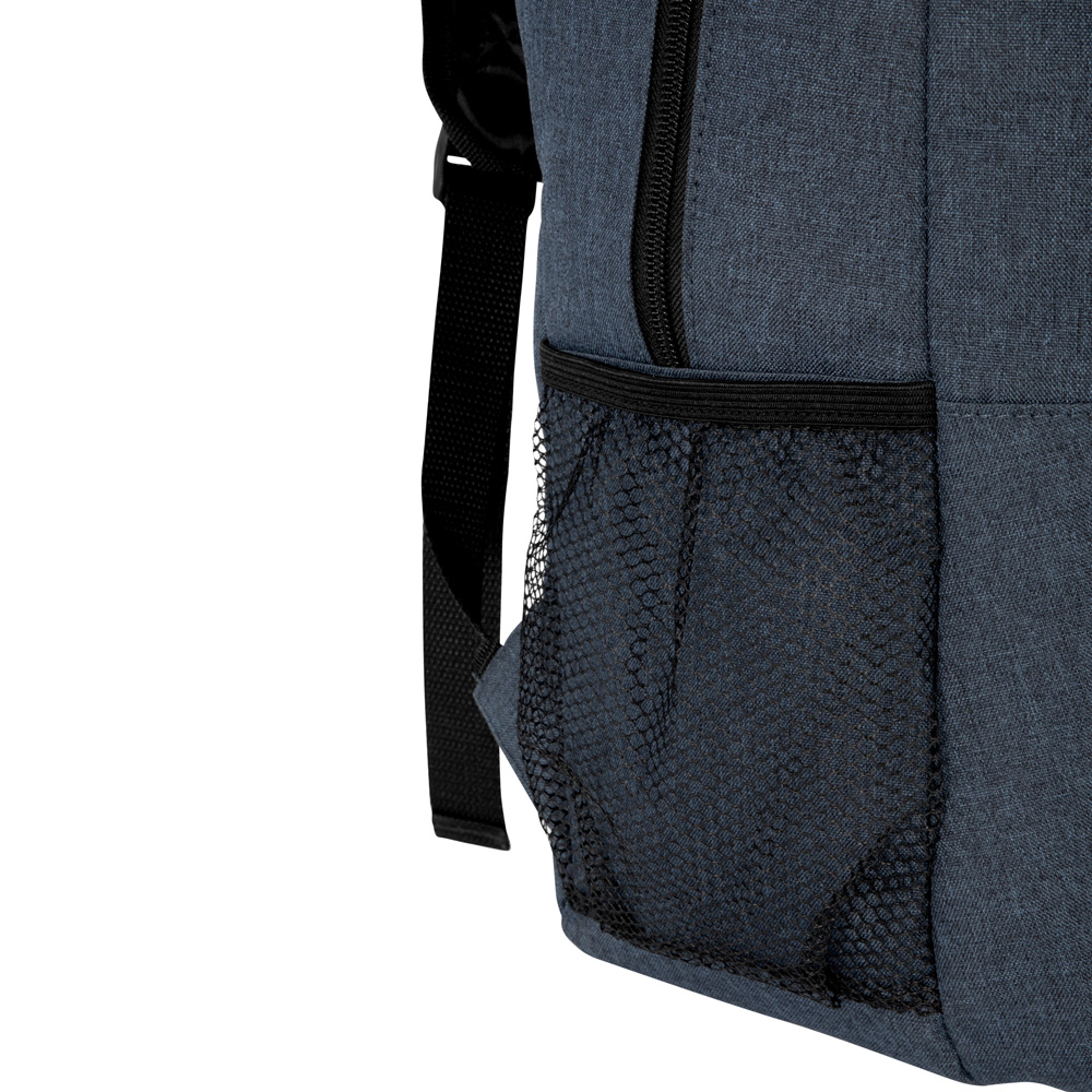 Mochila porta notebook ELEMENTAl de 18 litro, color azul.